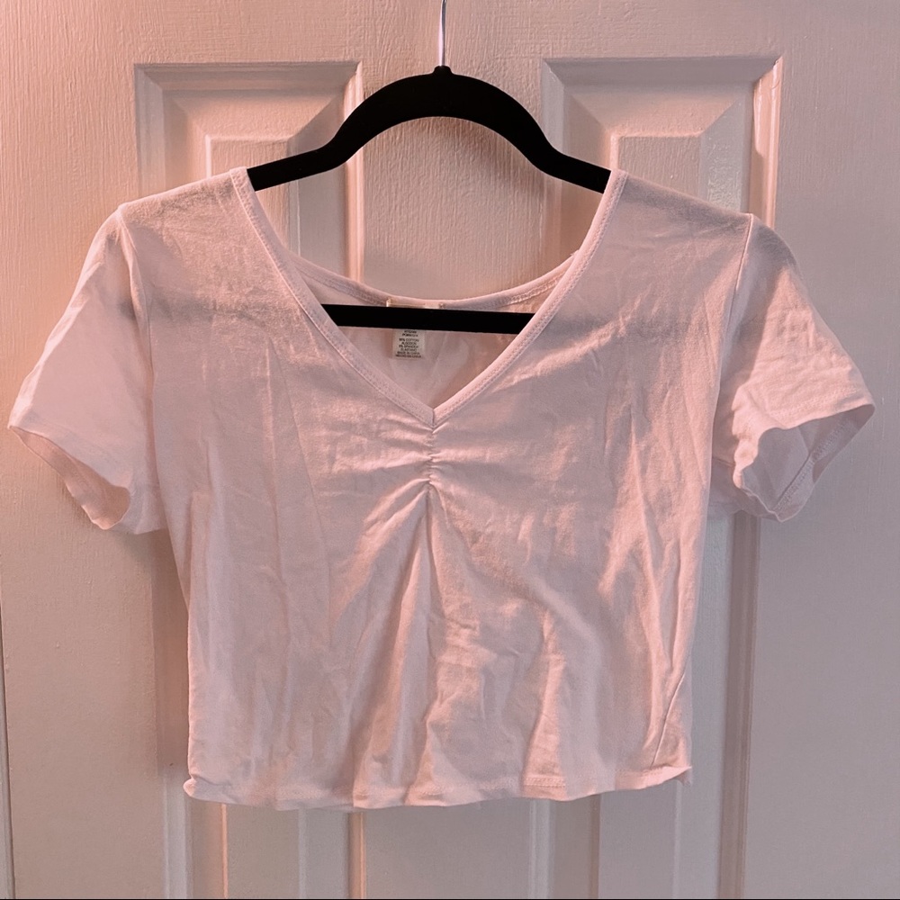 White Crop Top